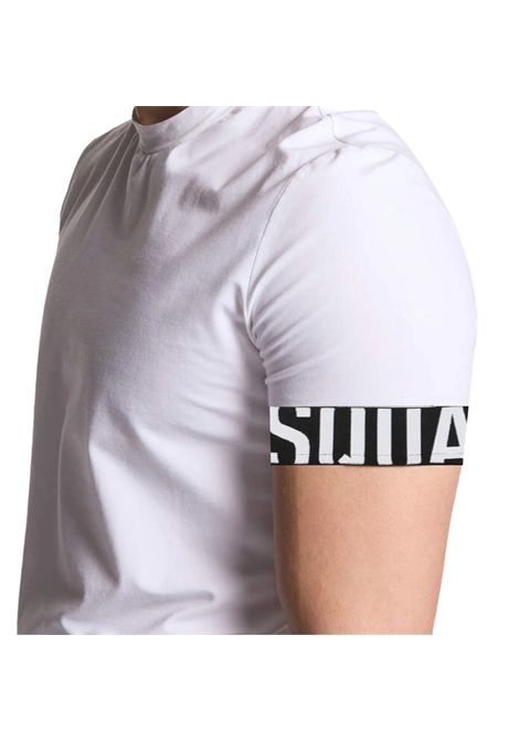 T-shirt Dsquared2 Underwear D9M3S5770 110 bianca nera DSQUARED2 UNDERWEAR | T-shirt | D9M3S5770110